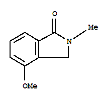 1H-isoindol-1-one,2,3-dihydro-4-methoxy-2-methyl-(9ci)Structure,750649-62-8Structure 1H-isoindol-1-one,2,3-dihydro-4-methoxy-2-methyl-(9ci) Structure,750649-62-8Structure