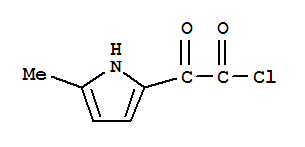 1H-pyrrole-2-acetyl chloride, 5-methyl-alpha-oxo-(9ci)Structure,75211-67-5Structure 1H-pyrrole-2-acetyl chloride, 5-methyl-alpha-oxo-(9ci) Structure,75211-67-5Structure