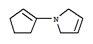 1H-pyrrole,1-(1-cyclopenten-1-yl)-2,5-dihydro-(9ci)Structure,752205-96-2Structure 1H-pyrrole,1-(1-cyclopenten-1-yl)-2,5-dihydro-(9ci) Structure,752205-96-2Structure