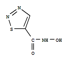 1,2,3-Thiadiazole-5-carboxamide,n-hydroxy-(9ci)Structure,75272-54-7Structure 1,2,3-Thiadiazole-5-carboxamide,n-hydroxy-(9ci) Structure,75272-54-7Structure