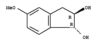 1H-indene-1,2-diol,2,3-dihydro-5-methoxy-,(1r,2r)-rel-(9ci) Structure,753020-52-9Structure