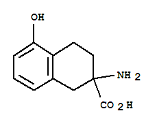 2-Naphthalenecarboxylicacid,2-amino-1,2,3,4-tetrahydro-5-hydroxy-(9ci)Structure,753387-72-3Structure 2-Naphthalenecarboxylicacid,2-amino-1,2,3,4-tetrahydro-5-hydroxy-(9ci) Structure,753387-72-3Structure