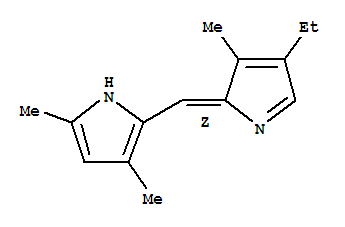 1H-pyrrole,2-[(4-ethyl-3-methyl-2h-pyrrol-2-ylidene)methyl]-3,5-dimethyl-,(z)-(9ci) Structure,753418-57-4Structure