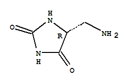 2,4-Imidazolidinedione,5-(aminomethyl)-,(5r)-(9ci)Structure,753448-38-3Structure 2,4-Imidazolidinedione,5-(aminomethyl)-,(5r)-(9ci) Structure,753448-38-3Structure