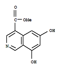(9ci)-6,8-二羥基-4-異喹啉羧酸甲酯結構式_754215-76-4結構式
