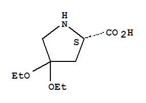 L-proline, 4,4-diethoxy-(9ci)Structure,75776-61-3Structure L-proline, 4,4-diethoxy-(9ci) Structure,75776-61-3Structure