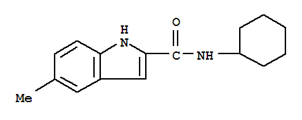 1H-indole-2-carboxamide,n-cyclohexyl-5-methyl-(9ci)Structure,757946-17-1Structure 1H-indole-2-carboxamide,n-cyclohexyl-5-methyl-(9ci) Structure,757946-17-1Structure