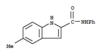 1H-indole-2-carboxamide,5-methyl-n-phenyl-(9ci)Structure,757946-31-9Structure 1H-indole-2-carboxamide,5-methyl-n-phenyl-(9ci) Structure,757946-31-9Structure