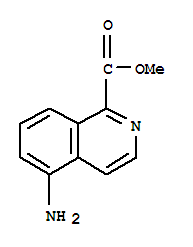 1-Isoquinolinecarboxylicacid,5-amino-,methylester(9ci)Structure,75795-42-5Structure 1-Isoquinolinecarboxylicacid,5-amino-,methylester(9ci) Structure,75795-42-5Structure