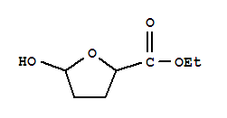 (9ci)-四氫-5-羥基-2-呋喃羧酸乙酯結(jié)構(gòu)式_75796-76-8結(jié)構(gòu)式