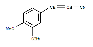2-Propenenitrile,3-(3-ethoxy-4-methoxyphenyl)-(9ci)Structure,757962-43-9Structure 2-Propenenitrile,3-(3-ethoxy-4-methoxyphenyl)-(9ci) Structure,757962-43-9Structure