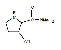 (9ci)-3-羥基-N,N-二甲基-2-吡咯烷羧酰胺結(jié)構(gòu)式_757967-87-6結(jié)構(gòu)式
