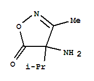 5(4H)-isoxazolone, 4-amino-3-methyl-4-(1-methylethyl)-Structure,758654-81-8Structure 5(4H)-isoxazolone, 4-amino-3-methyl-4-(1-methylethyl)- Structure,758654-81-8Structure