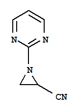 2-Aziridinecarbonitrile, 1-(2-pyrimidinyl)-(9ci)Structure,75985-80-7Structure 2-Aziridinecarbonitrile, 1-(2-pyrimidinyl)-(9ci) Structure,75985-80-7Structure