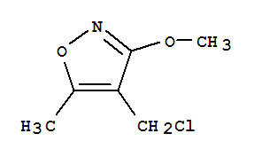 Isoxazole, 4-(chloromethyl)-3-methoxy-5-methyl-(9ci)Structure,75989-22-9Structure Isoxazole, 4-(chloromethyl)-3-methoxy-5-methyl-(9ci) Structure,75989-22-9Structure