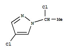 1H-pyrazole,4-chloro-1-(1-chloroethyl)-(9ci)Structure,760124-03-6Structure 1H-pyrazole,4-chloro-1-(1-chloroethyl)-(9ci) Structure,760124-03-6Structure