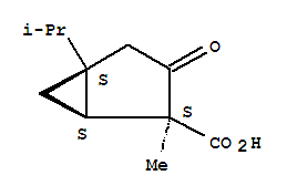 (1s,2s,5s)-(9ci)-2-甲基-5-(1-甲基乙基)-3-氧代-雙環(huán)[3.1.0]己烷-2-羧酸結(jié)構(gòu)式_760175-74-4結(jié)構(gòu)式