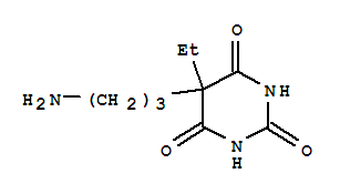 2,4,6(1H,3h,5h)-pyrimidinetrione,5-(3-aminopropyl)-5-ethyl-(9ci)Structure,760912-25-2Structure 2,4,6(1H,3h,5h)-pyrimidinetrione,5-(3-aminopropyl)-5-ethyl-(9ci) Structure,760912-25-2Structure