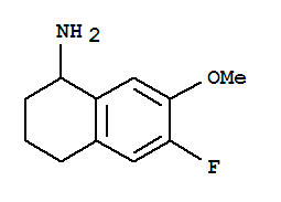 1-Naphthalenamine,6-fluoro-1,2,3,4-tetrahydro-7-methoxy-(9ci)Structure,760929-46-2Structure 1-Naphthalenamine,6-fluoro-1,2,3,4-tetrahydro-7-methoxy-(9ci) Structure,760929-46-2Structure