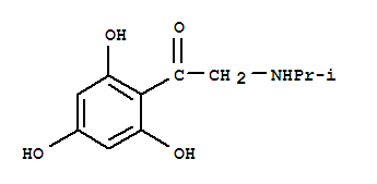 (9ci)-2-[(1-甲基乙基)氨基]-1-(2,4,6-三羥基苯基)-乙酮結(jié)構(gòu)式_761338-91-4結(jié)構(gòu)式