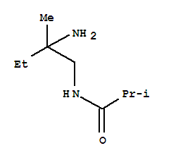 (+)-n-(2-氨基-2-甲基丁基)-2-甲基丙酰胺結(jié)構(gòu)式_761361-31-3結(jié)構(gòu)式