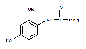 Acetamide, n-(2,4-dihydroxyphenyl)-2,2,2-trifluoro-(9ci)Structure,761455-52-1Structure Acetamide, n-(2,4-dihydroxyphenyl)-2,2,2-trifluoro-(9ci) Structure,761455-52-1Structure