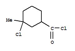 Cyclohexanecarbonyl chloride, 3-chloro-3-methyl-(9ci)Structure,76170-67-7Structure Cyclohexanecarbonyl chloride, 3-chloro-3-methyl-(9ci) Structure,76170-67-7Structure