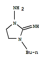 1-Imidazolidinamine,3-butyl-2-imino-(9ci)Structure,763069-66-5Structure 1-Imidazolidinamine,3-butyl-2-imino-(9ci) Structure,763069-66-5Structure