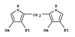 1H-pyrrole,3-ethyl-2-[(4-ethyl-3-methyl-1h-pyrrol-2-yl)methyl]-4-methyl-(9ci) Structure,763885-46-7Structure