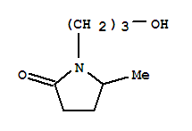 (9ci)-1-(3-羥基丙基)-5-甲基-2-吡咯烷酮結(jié)構(gòu)式_764718-04-9結(jié)構(gòu)式