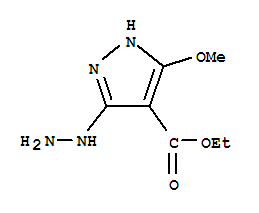 1H-pyrazole-4-carboxylicacid,3-hydrazino-5-methoxy-,ethylester(9ci)Structure,765233-67-8Structure 1H-pyrazole-4-carboxylicacid,3-hydrazino-5-methoxy-,ethylester(9ci) Structure,765233-67-8Structure