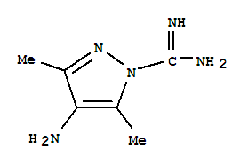 1H-pyrazole-1-carboximidamide,4-amino-3,5-dimethyl-Structure,766483-29-8Structure 1H-pyrazole-1-carboximidamide,4-amino-3,5-dimethyl- Structure,766483-29-8Structure