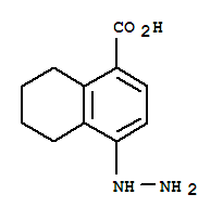 1-Naphthalenecarboxylicacid,4-hydrazino-5,6,7,8-tetrahydro-(9ci)Structure,766487-95-0Structure 1-Naphthalenecarboxylicacid,4-hydrazino-5,6,7,8-tetrahydro-(9ci) Structure,766487-95-0Structure