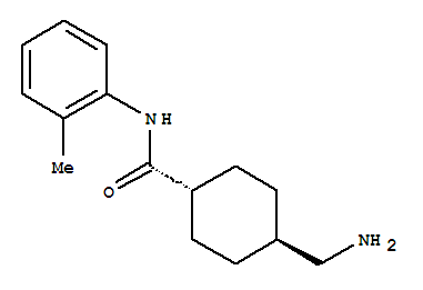 反式-(9ci)-4-(氨基甲基)-n-(2-甲基苯基)-環(huán)己烷羧酰胺結(jié)構(gòu)式_767226-17-5結(jié)構(gòu)式