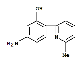 Phenol, 5-amino-2-(6-methyl-2-pyridinyl)-(9ci)Structure,767283-22-7Structure Phenol, 5-amino-2-(6-methyl-2-pyridinyl)-(9ci) Structure,767283-22-7Structure