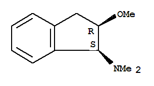 1H-inden-1-amine,2,3-dihydro-2-methoxy-n,n-dimethyl-,(1s,2r)-(9ci) Structure,767291-75-8Structure