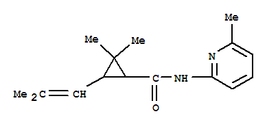 2,2-二甲基-3-(2-甲基-1-丙烯基)-n-(6-甲基-環(huán)丙烷羧酰胺結(jié)構式_767336-30-1結(jié)構式
