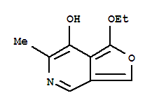 (9ci)-1-乙氧基-6-甲基-呋喃并[3,4-c]吡啶-7-醇結(jié)構(gòu)式_767579-74-8結(jié)構(gòu)式