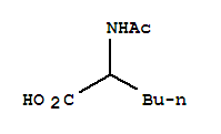 Acetyl-dl-2-aminohexanoic acidStructure,7682-16-8Structure Acetyl-dl-2-aminohexanoic acid Structure,7682-16-8Structure