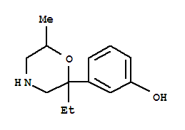 Phenol, 3-(2-ethyl-6-methyl-2-morpholinyl)-(9ci)Structure,768312-48-7Structure Phenol, 3-(2-ethyl-6-methyl-2-morpholinyl)-(9ci) Structure,768312-48-7Structure
