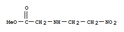 (9ci)-n-(2-硝基乙基)-甘氨酸甲酯結(jié)構(gòu)式_76919-68-1結(jié)構(gòu)式