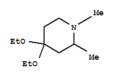 Piperidine, 4,4-diethoxy-1,2-dimethyl-(9ci)Structure,771413-96-8Structure Piperidine, 4,4-diethoxy-1,2-dimethyl-(9ci) Structure,771413-96-8Structure