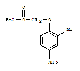 Acetic acid, (4-amino-2-methylphenoxy)-, ethyl ester (9ci)Structure,771457-99-9Structure Acetic acid, (4-amino-2-methylphenoxy)-, ethyl ester (9ci) Structure,771457-99-9Structure
