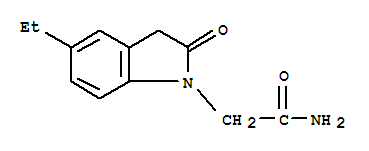 1H-indole-1-acetamide,5-ethyl-2,3-dihydro-2-oxo-(9ci)Structure,771532-17-3Structure 1H-indole-1-acetamide,5-ethyl-2,3-dihydro-2-oxo-(9ci) Structure,771532-17-3Structure