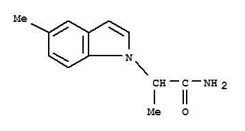 1H-indole-1-acetamide,alpha,5-dimethyl-(9ci)Structure,771533-08-5Structure 1H-indole-1-acetamide,alpha,5-dimethyl-(9ci) Structure,771533-08-5Structure