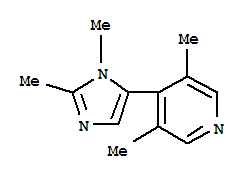 Pyridine, 4-(1,2-dimethyl-1h-imidazol-5-yl)-3,5-dimethyl-(9ci)Structure,771541-05-0Structure Pyridine, 4-(1,2-dimethyl-1h-imidazol-5-yl)-3,5-dimethyl-(9ci) Structure,771541-05-0Structure