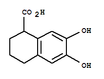 1-Naphthalenecarboxylicacid,1,2,3,4-tetrahydro-6,7-dihydroxy-(9ci) Structure,77158-61-3Structure