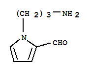 1H-pyrrole-2-carboxaldehyde, 1-(3-aminopropyl)-(9ci)Structure,771582-11-7Structure 1H-pyrrole-2-carboxaldehyde, 1-(3-aminopropyl)-(9ci) Structure,771582-11-7Structure