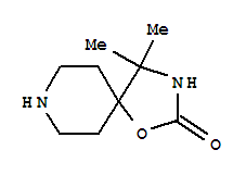 1-Oxa-3,8-diazaspiro[4.5]decan-2-one,4,4-dimethyl-(9ci) Structure,77211-49-5Structure