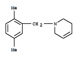 (9CI)-1-[(2,5-二甲基苯基)甲基]-1,2,3,6-四氫-吡啶結(jié)構(gòu)式_772289-00-6結(jié)構(gòu)式